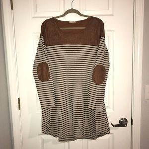 Altr’d State, M, brown/black/cream